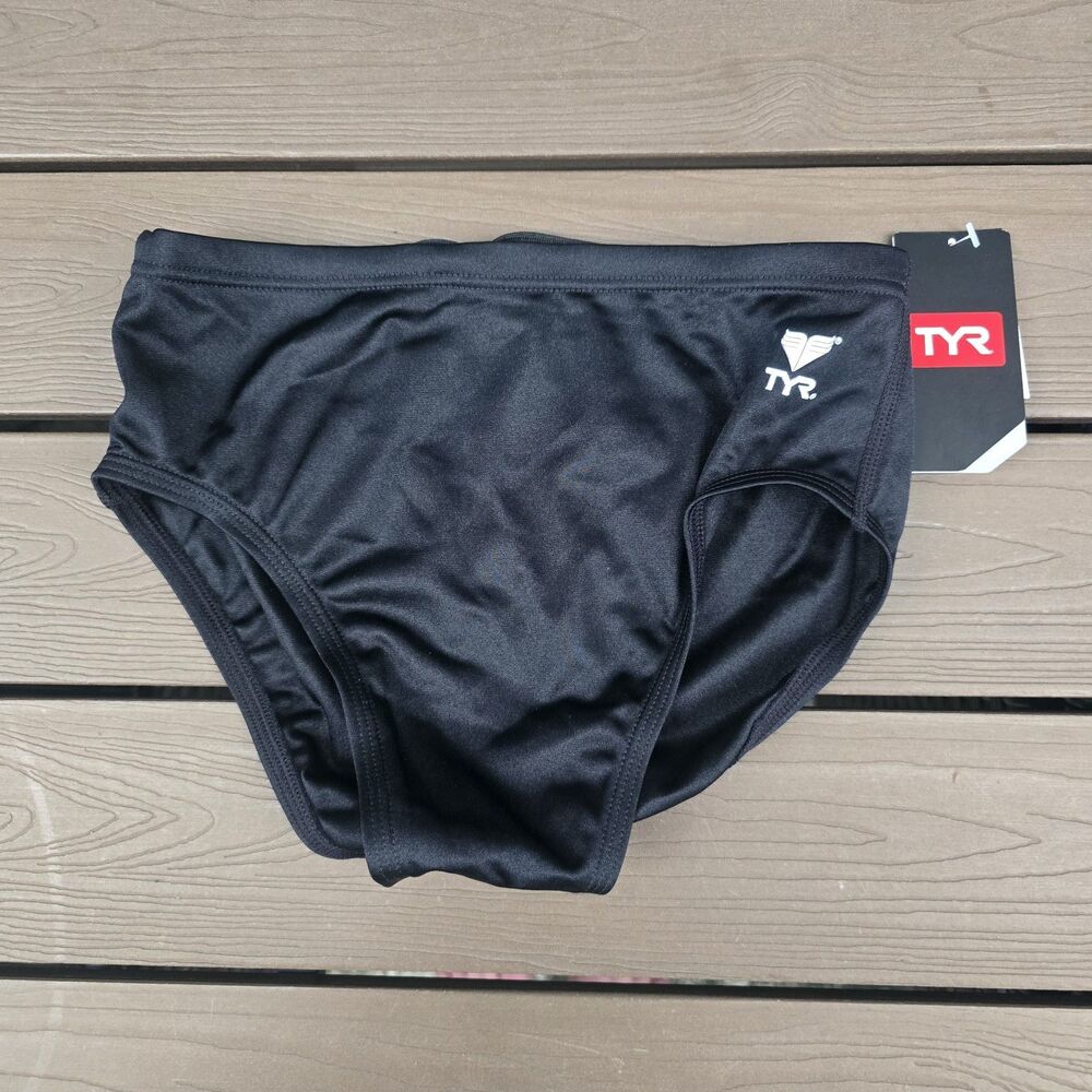 TYR Men's Black Nylon 4 In 1 Trainer Drawstring Drag Trainer Sz 28 New